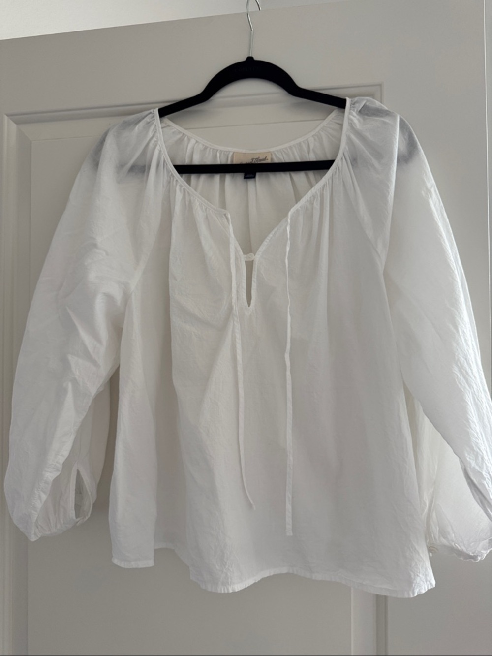 White Boho Blouse